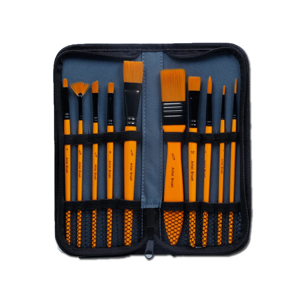 Набор кистей для рисования, кисти для рисования акрилом, кисти для рисования акварелью и маслом