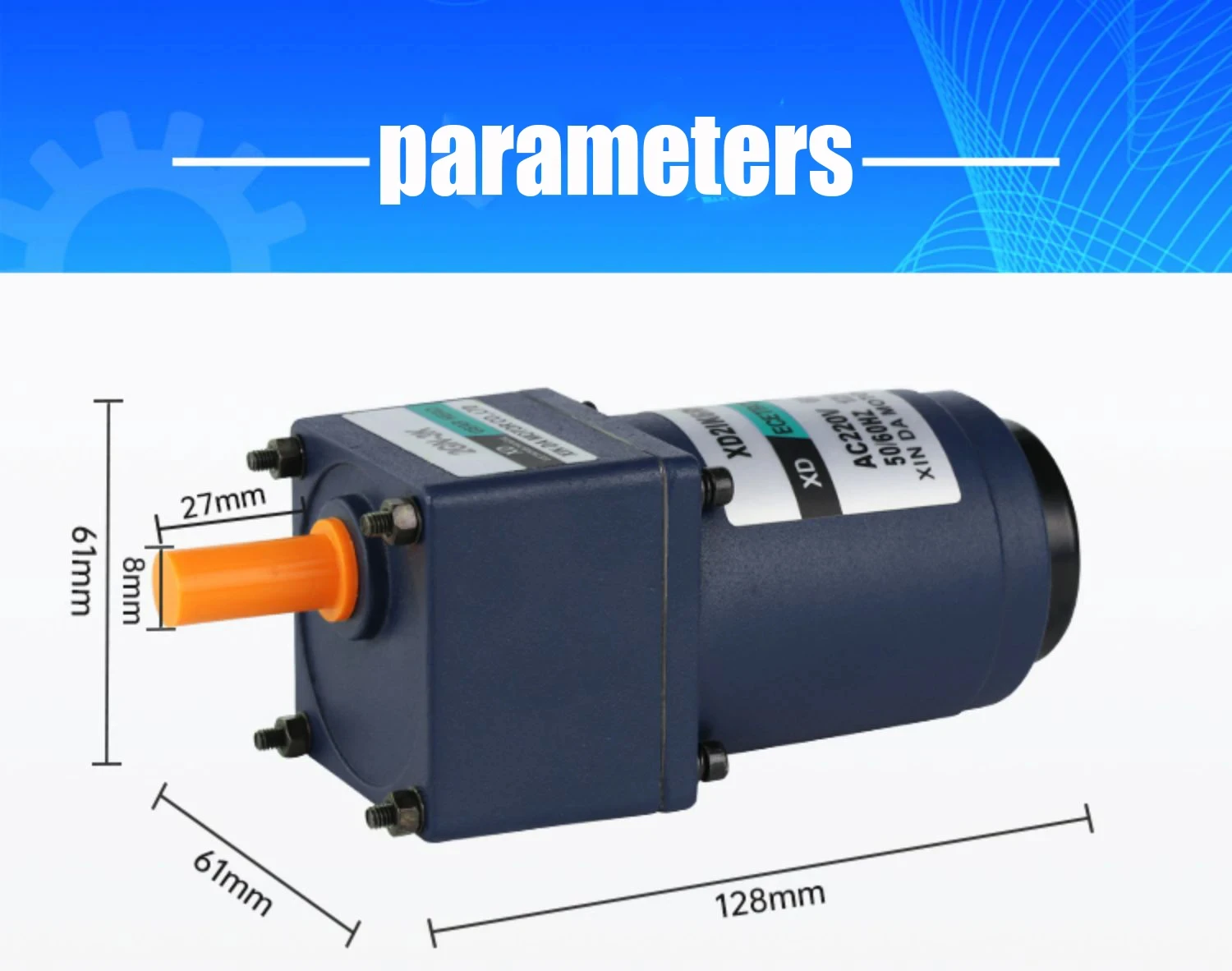 220V 6W AC Gear Reducer With Speed Governor 2I/RK6GN-C Adjustable-speed CW CCW Large Torque For Automatic Machinery