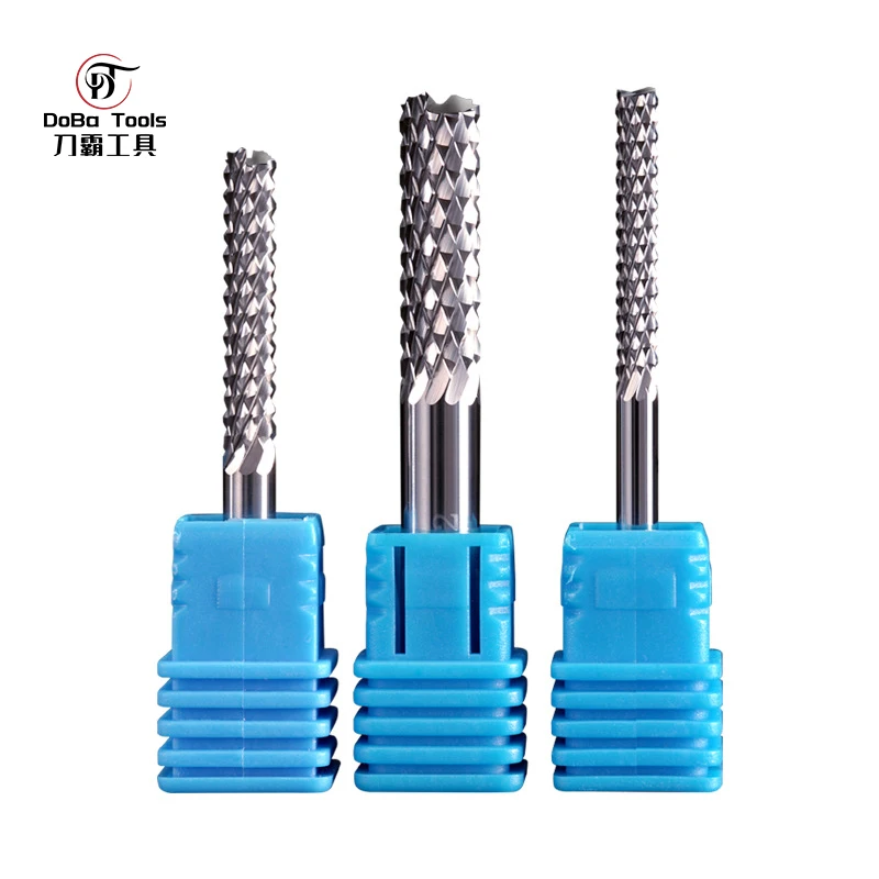 Hot sale corn face end mill 4 flutes corn teeth carbide milling cutter maize milling cnc tools for fibre board