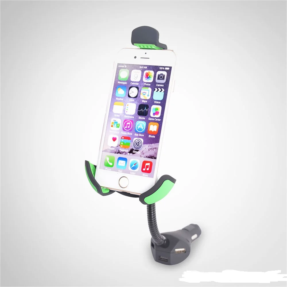 Hot-Selling 5.5A 3 USB Car Cigarette Lighter Phone Holder Cell Phone Mount