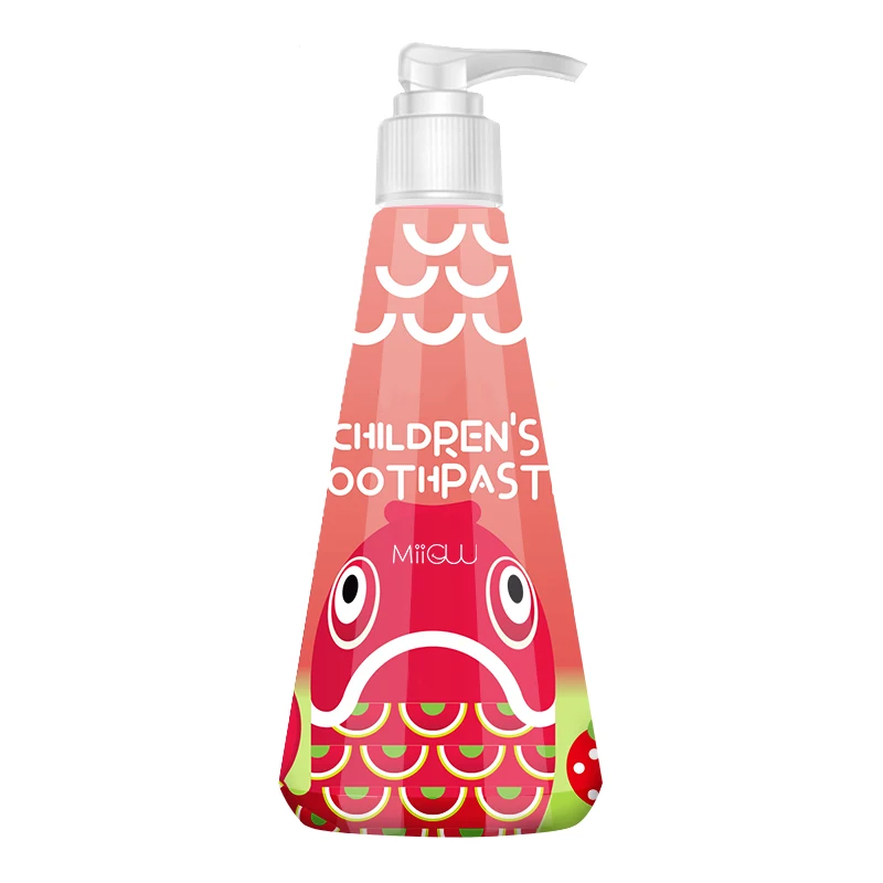 Natural Kids Toothpaste Oral Freshing Protection Teeth Whitening Anticavity Fluoride Toothpaste With Children Fruitly Flavored