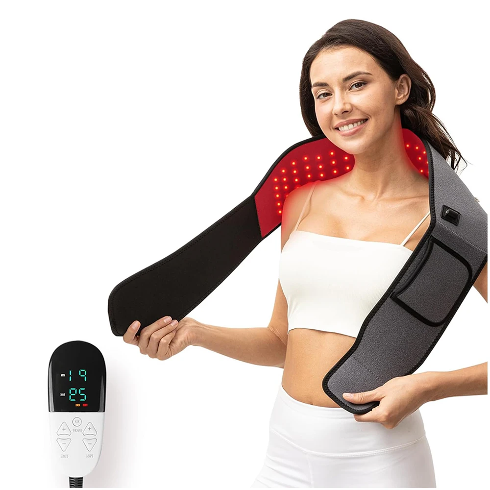 Red Light Belt 660 nm 850 nm Upgraded 3 in 1 Led Beads Relieve Muscle Back Fatigue Red Light Belt Wrap