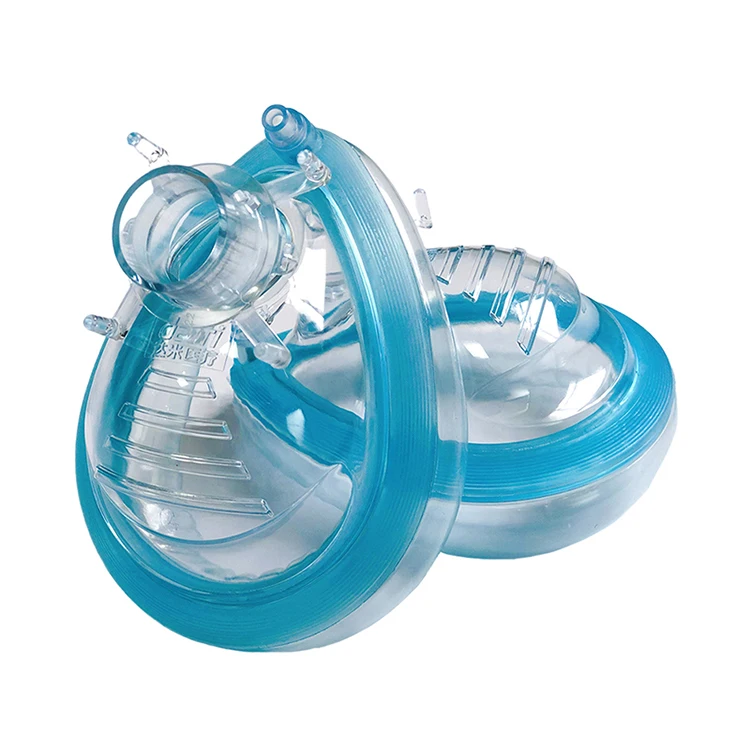 
Transparent And Blue Anesthesia Mask For Anesthesia Operation 