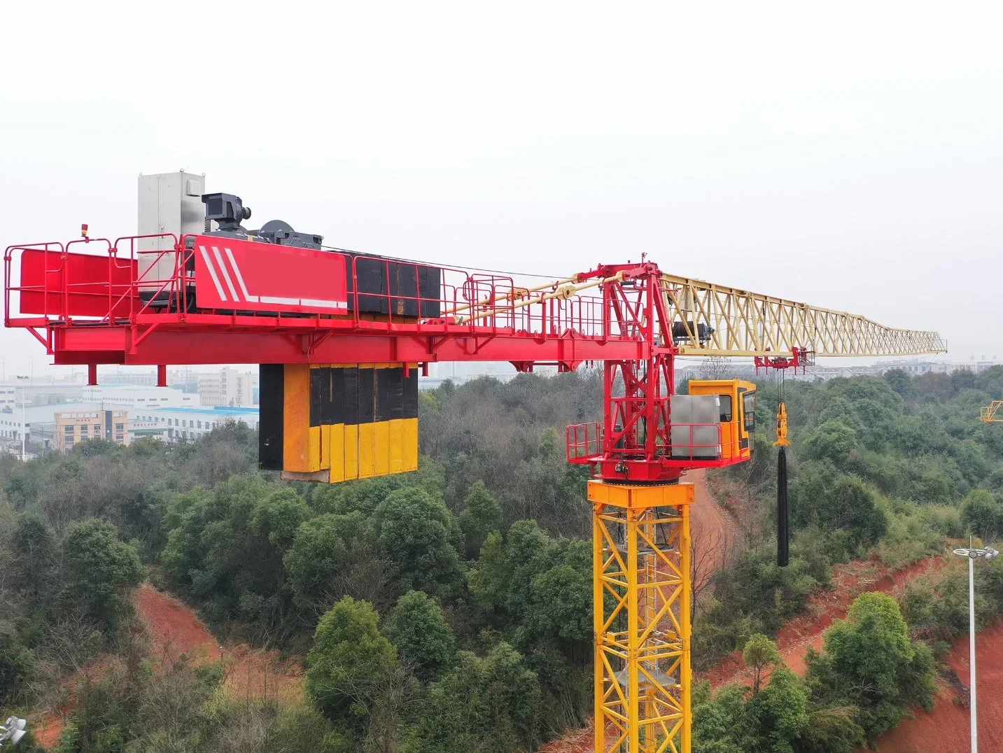 Китай гидравлический Новый башенный кран цена 16ton