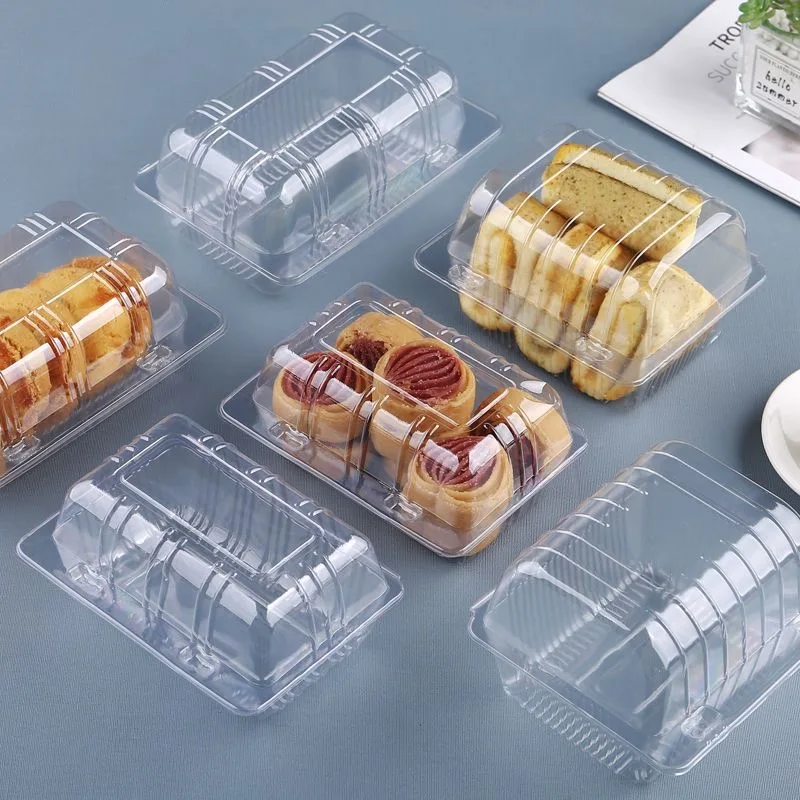 Great Quality Reusable Clear Blister Plastic Box Clamshell Takeout Trays
