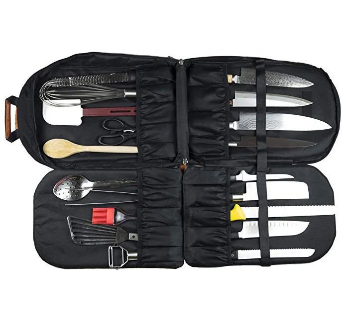 Высококачественная прочная переносная легкая сумка-слинг с подкладкой для ножей, рюкзак для поваров руководителей и кулинарных работников