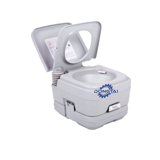 Camper Accessories White Color Light Weight PP Material Portable Motorhome Caravan Camping RV Toilet