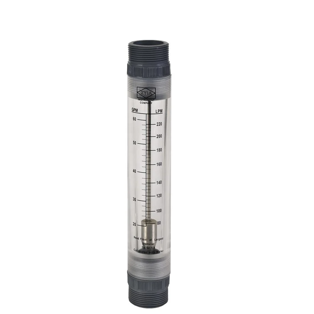 
high quality low price industrial PVC float variable RO water flow meter 
