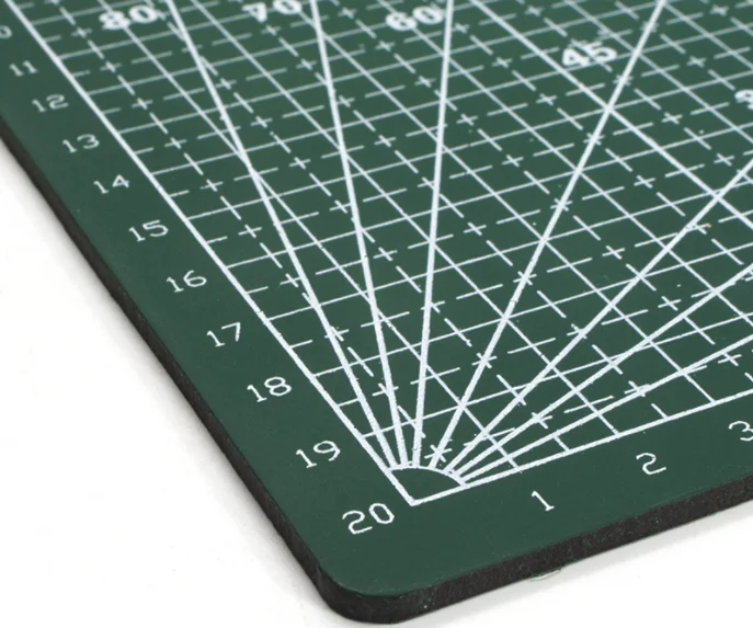 Cutting plate cutting paper double-sided cutting scale paper-cutting art engraving plate 22x30cm A4