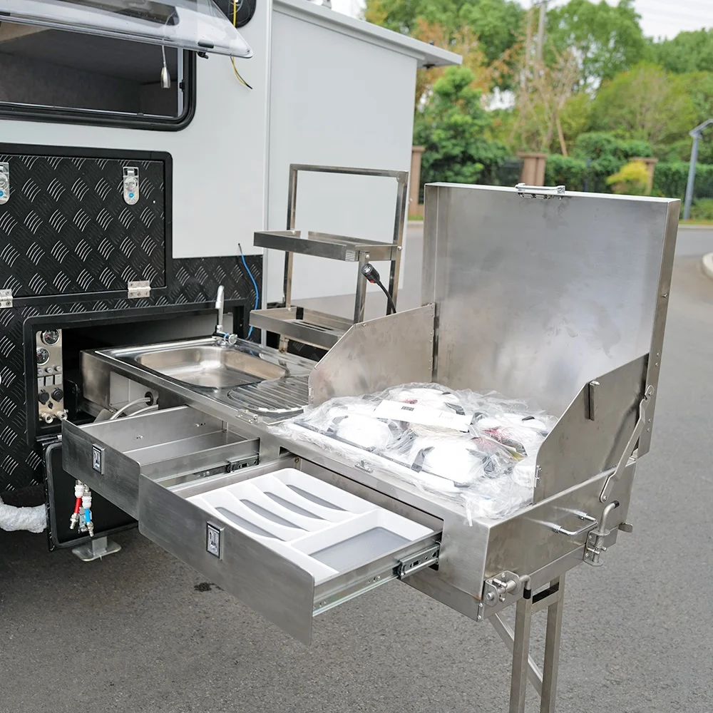 15ft off road hybrid camping caravan travel trailer