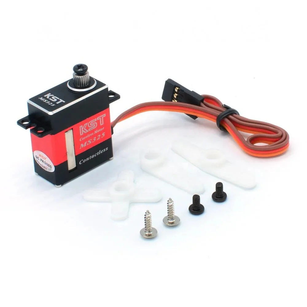 KST MS325 HV 7.4V Micro Metal Gear Magnetic Sensor Digital Servo Long Life Span RC Drone 450-480 RC Helicopter Trex 450 Goblin