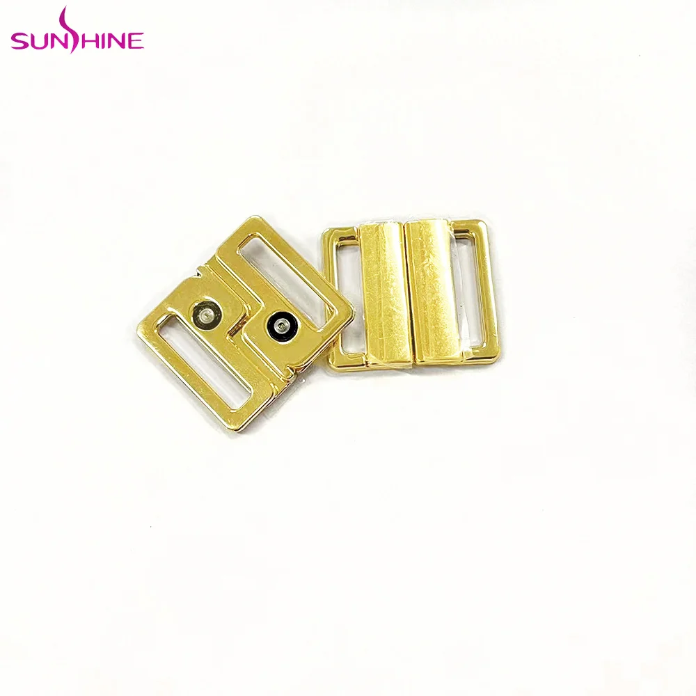 Bikini back closure bra buckle hardware in free samples