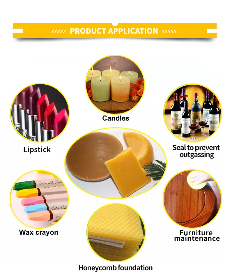 Hot sale bee wax for candle making Candle making wax white beeswax