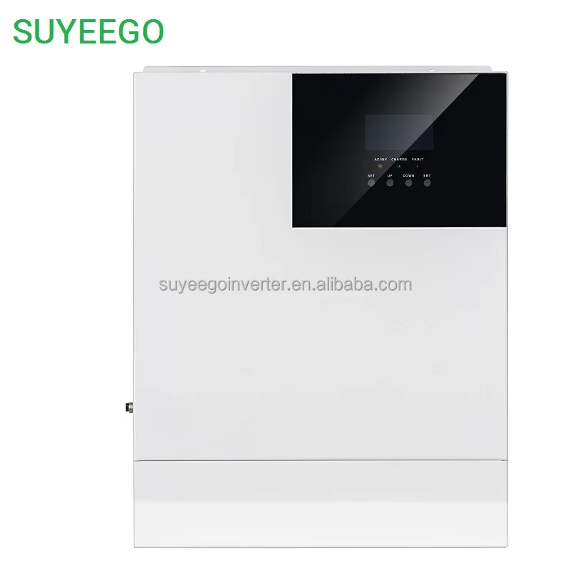 SUYEEGO 2kw 3kw 3.5kw 5kw 24V 120v 220v solar inverter hybrid without battery with controller 60 a mppt