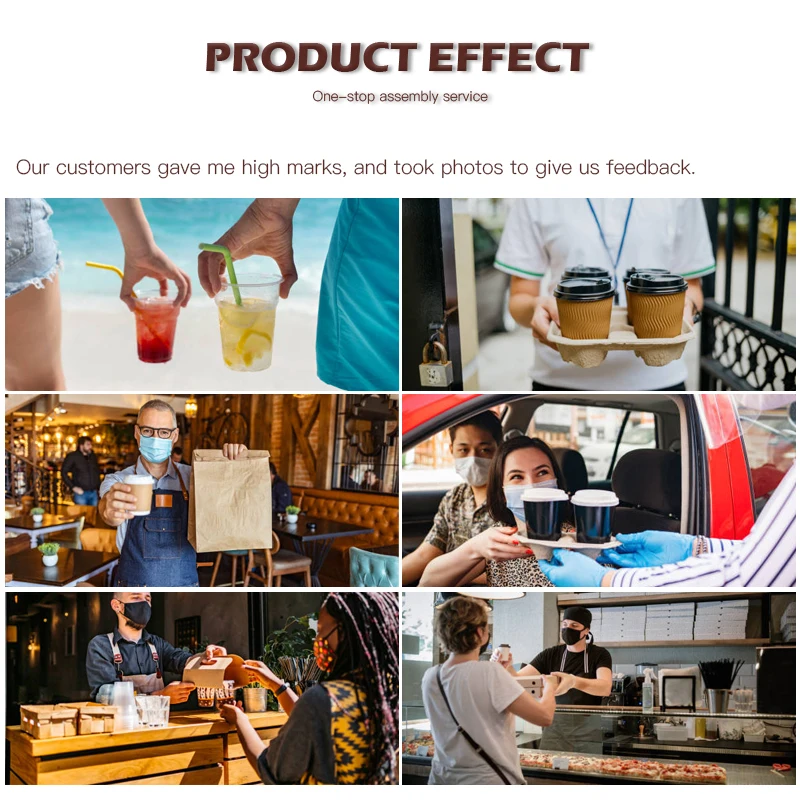 2023 Новый Печатный оптом 16 унций одноразовый белый волнистый смузи горячие напитки мороженое эспрессо картонный кофейный рулон бумажный стаканчик с