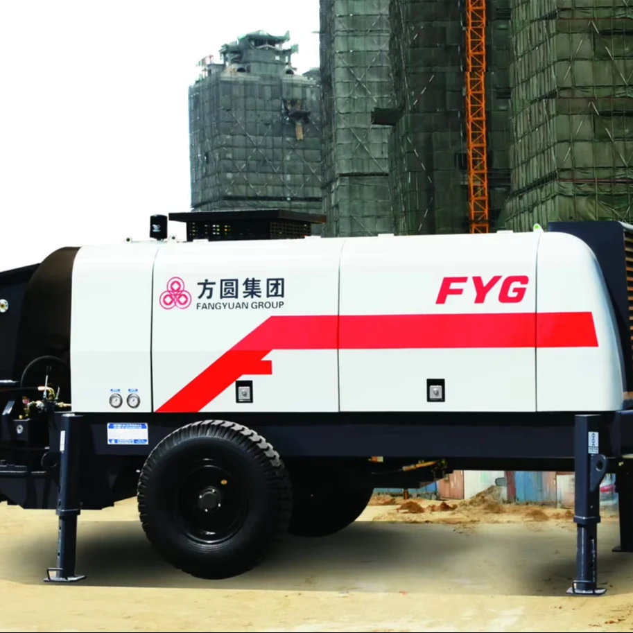 HBTS80-13-110 New Electric Concrete Pump for Construction with Engine Motor Core Components Max Vertical Conveying Distance 60m
