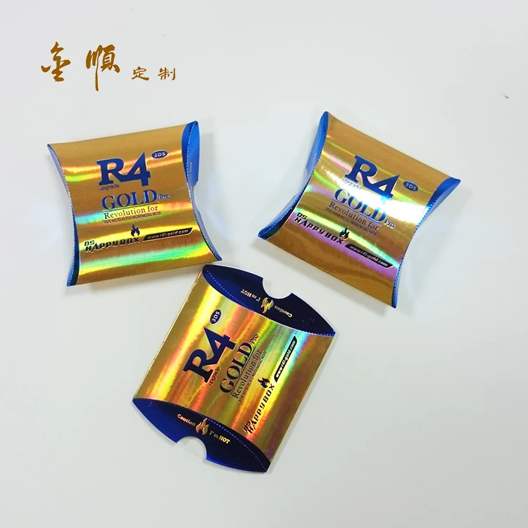 luxury cheap delicate  exquisite fancy pillow box candy packaging wedding favor packaging with logo printed