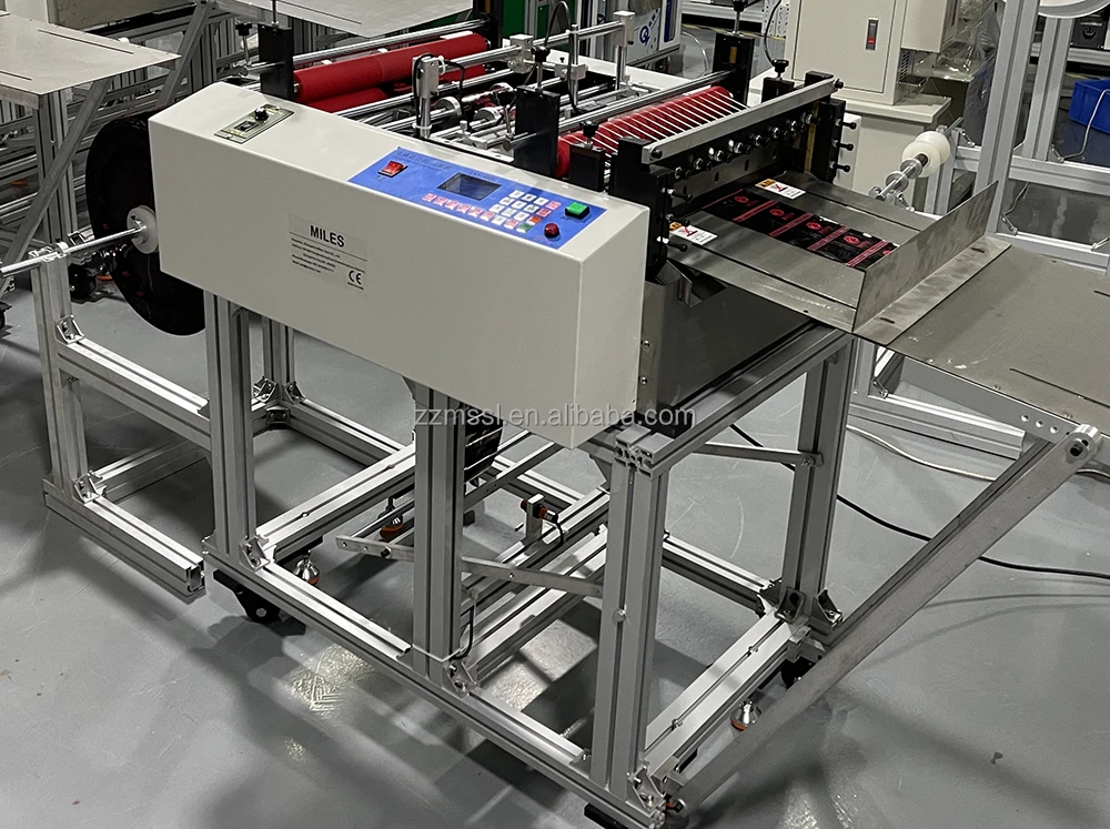 Automatic canvas eva pvc pe non woven cutter film fabric cross aluminum foil paper pvc roll to sheet cutting machine