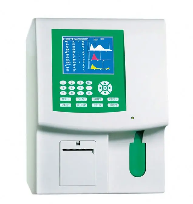 Automatic blood cell counter hematology analyzer valve mini hematology blood analyzer haematology analyzer 3parts