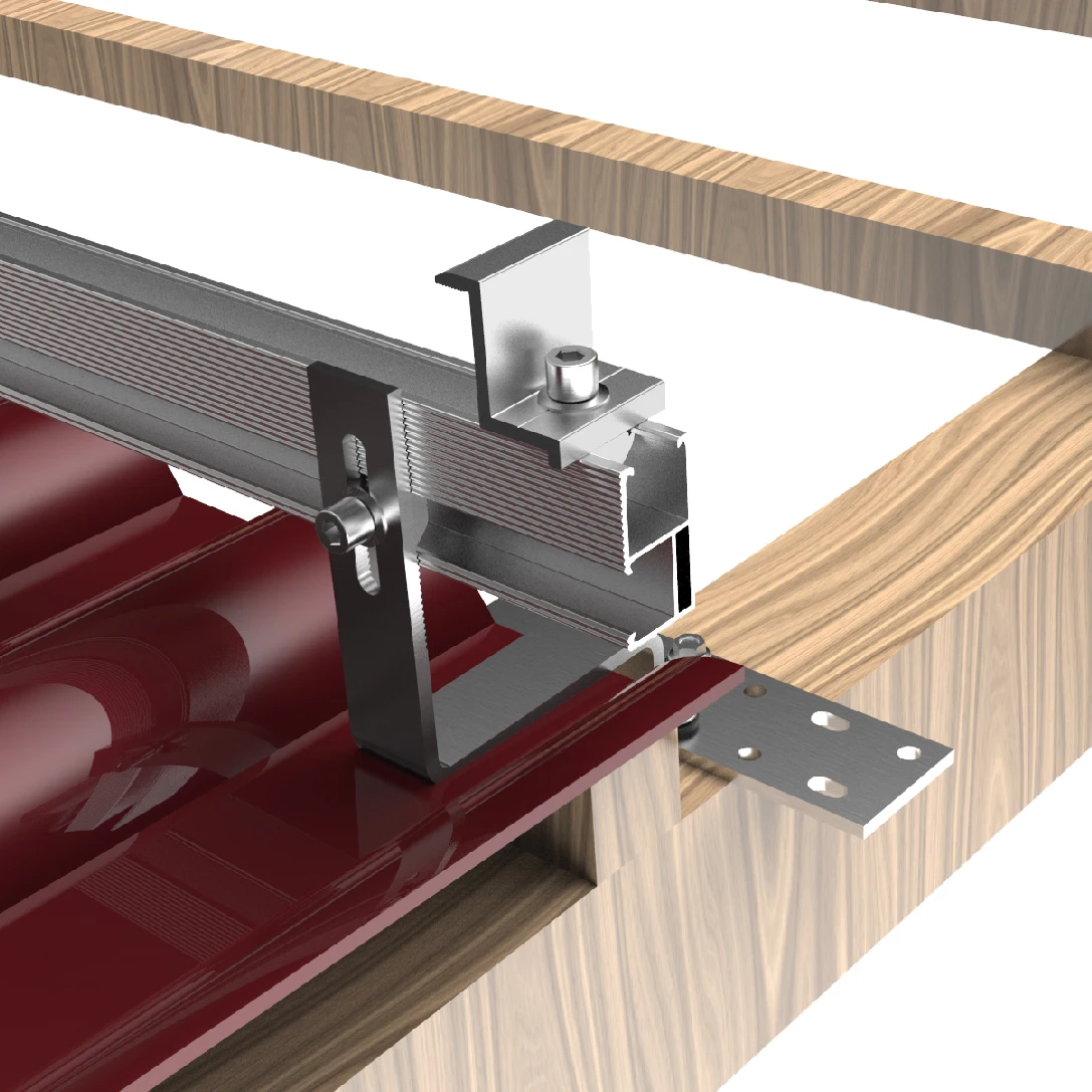 Wholesale European Universal Solar Products Solar Panel Hook Clip OF Home Rooftop Solar Panel J Roof Hook