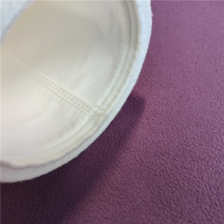 500 550 600 gsm PE PET needle felt non woven filter sock Industrial Polyester Filter Bag for Dust Collection Filter