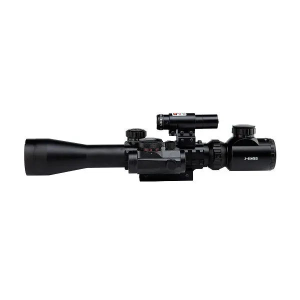 Spike Optics 3-9x40EG Dual Illuminated Red Dot Scope With Red Dot Laser Sight