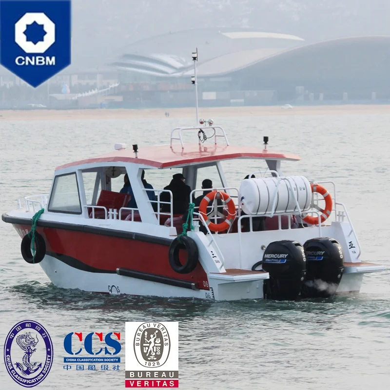 
36ft 20 Seats 30 Knots All Welded Deep V Hull Aluminum High Speed Water Taxi Cruise River Passenger Boats for Sale with Prices 
