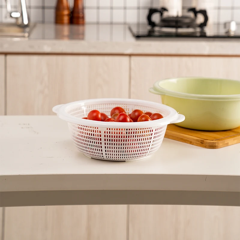 Vegetable washing colanders & strainers kitchen strainer basket drain basket kitchen colanders sink strainer with lid
