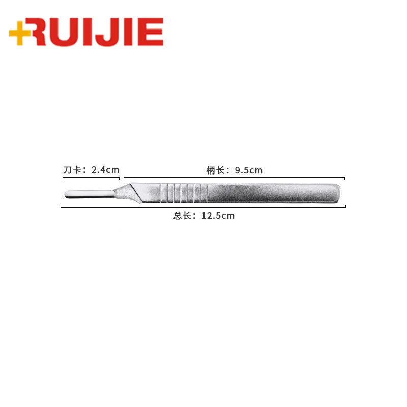 Круглая ручка скальпеля из нержавеющей стали