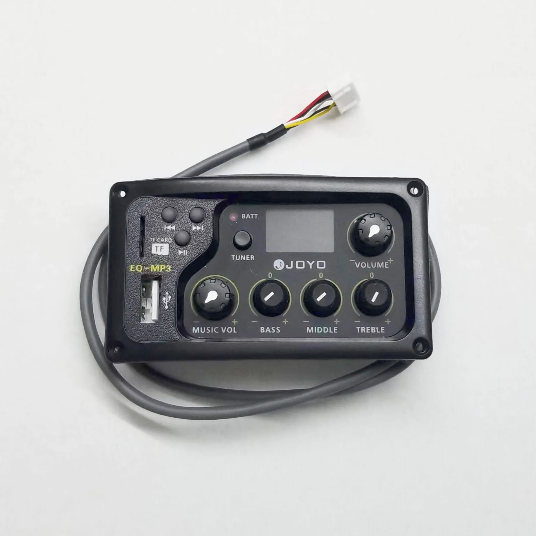 JOYO EQ-MP3 для акустической гитары 3-диапазонный эквалайзер mp3-плеер с тюнером предусилитель EQ
