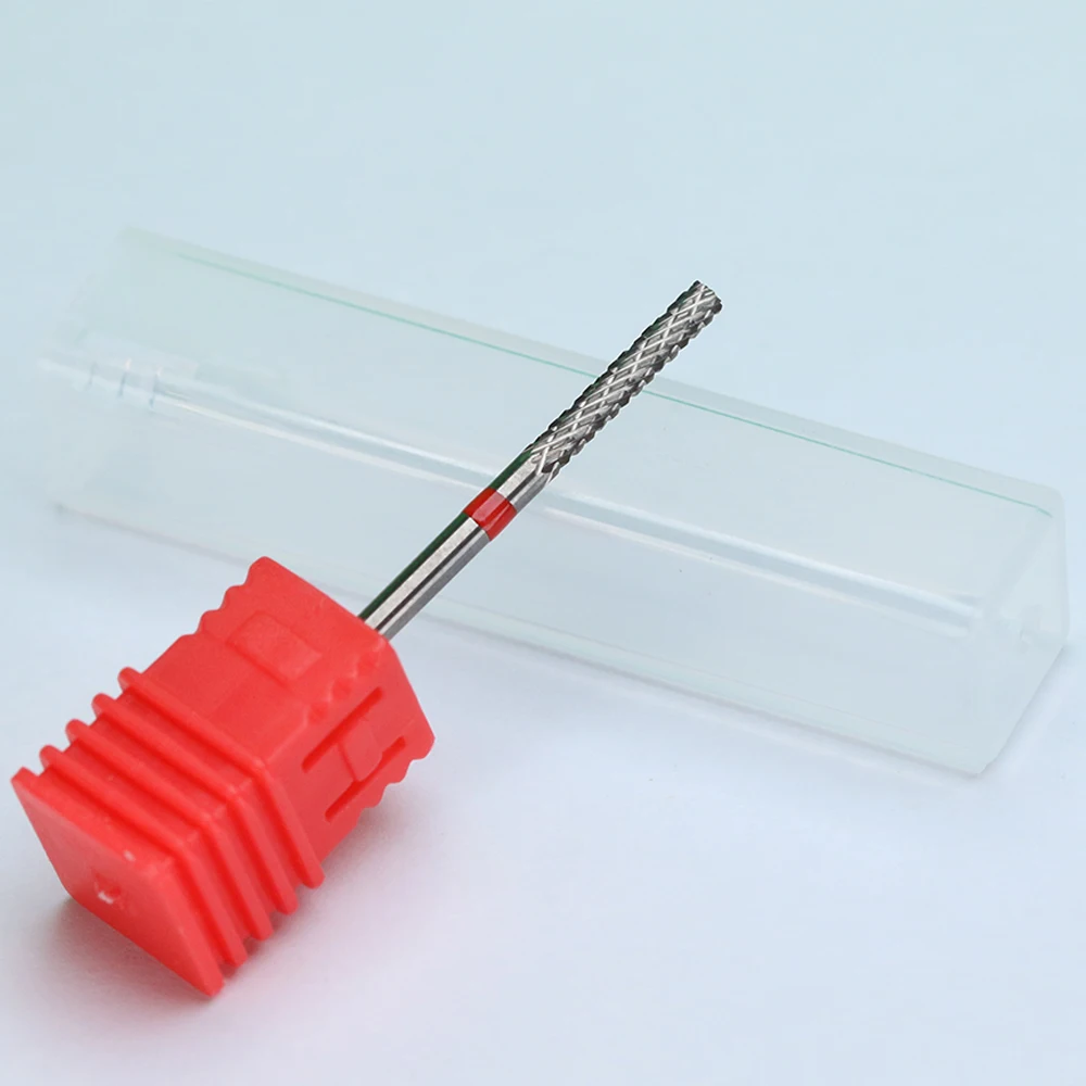 High Tooth Speed  Nail Drill Bit Gel Polishing Bits Tungsten Cuticle For Electric Nail Drill