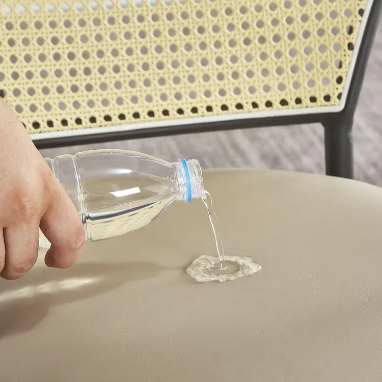 American vintage home chairs Wrought iron chairs with armrests Hotel Cafe Restaurant rattan dining chairs