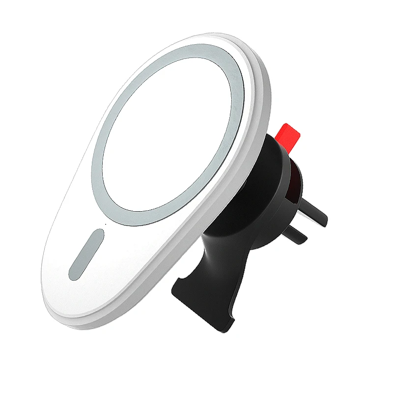 Strong magnets auto adsorption15W wireless magsafing charger car mount fast charger for iphone13