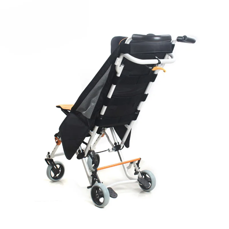 Aluminium Alloy Lightweight Foldable Outdoor Travel Children Wheelchair for Kids