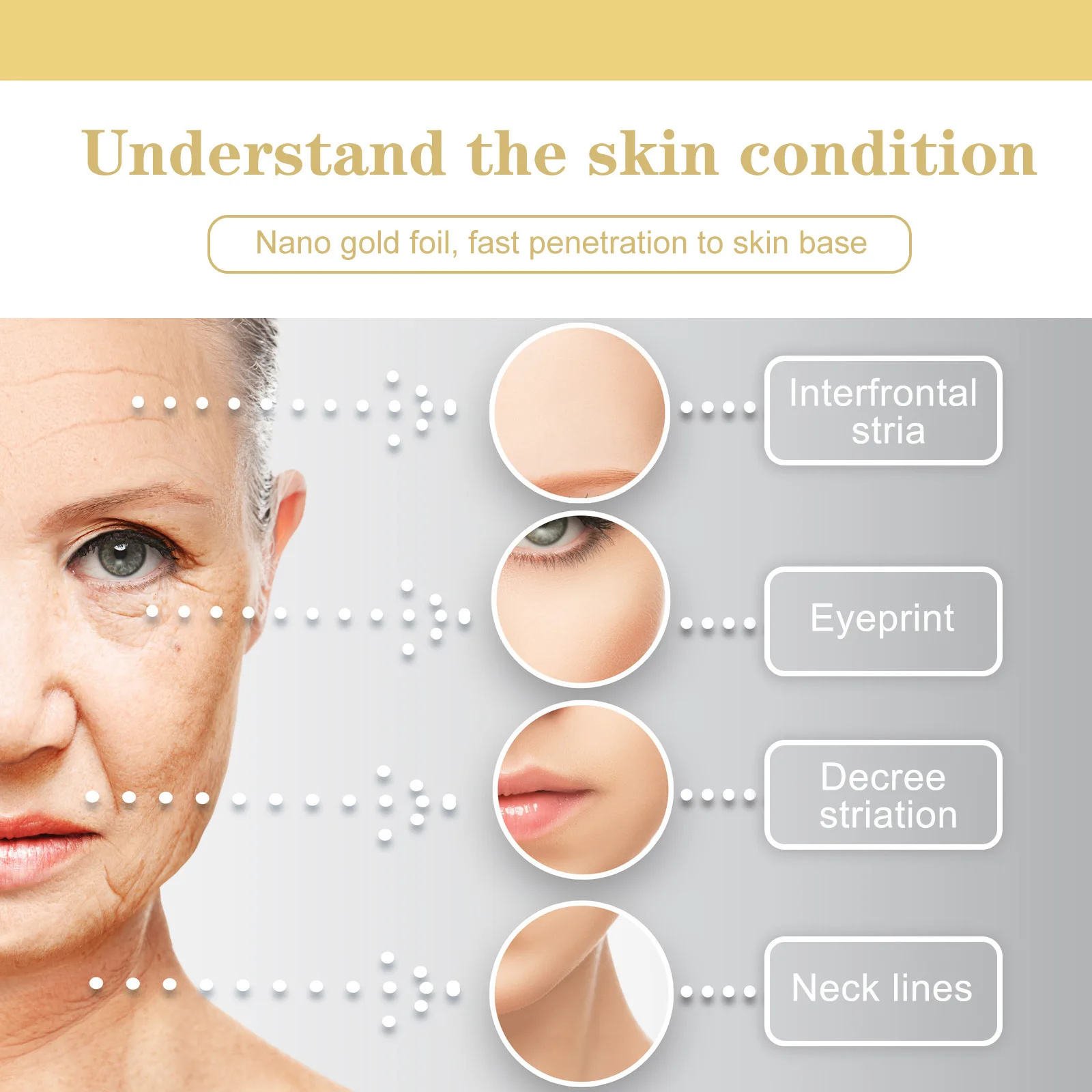 Replenish moisture fade wrinkles deeply clean and shrink pores brighten skin golden facial essence