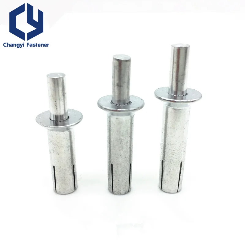 OEM Stainless Steel 304 316 Drive Rivet Full Aluminum Countersunk head Hammer Drive Pin Rivets