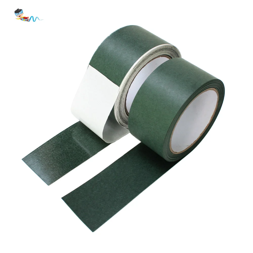 2- Green Color 18650 21700 32650 Lithium Battery Insulation Electrical Highland Barley Paper Fish Paper Self Adhesive Tape