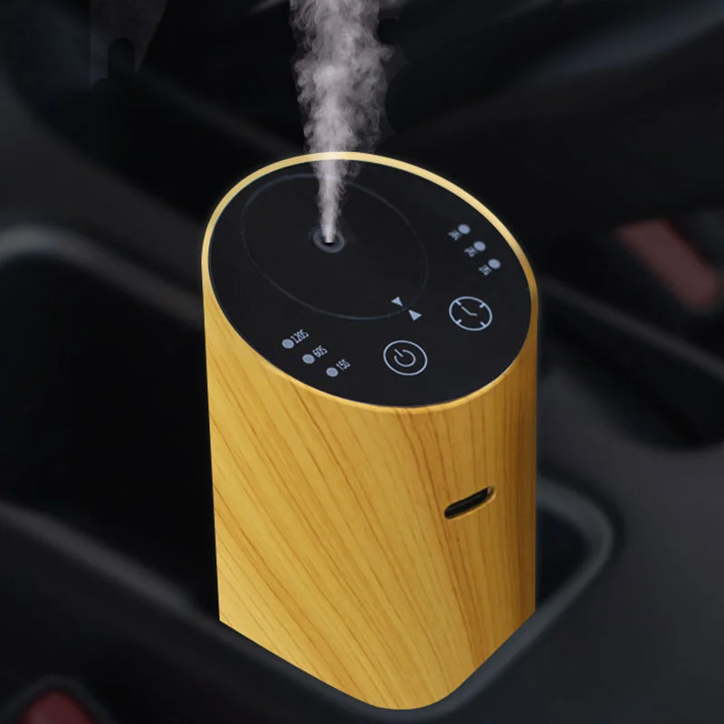 Silent Portable TYPE C Nebulizer Rechargeable Battery Car Humidifier Pure Essential Oil Scent Aroma Diffuser