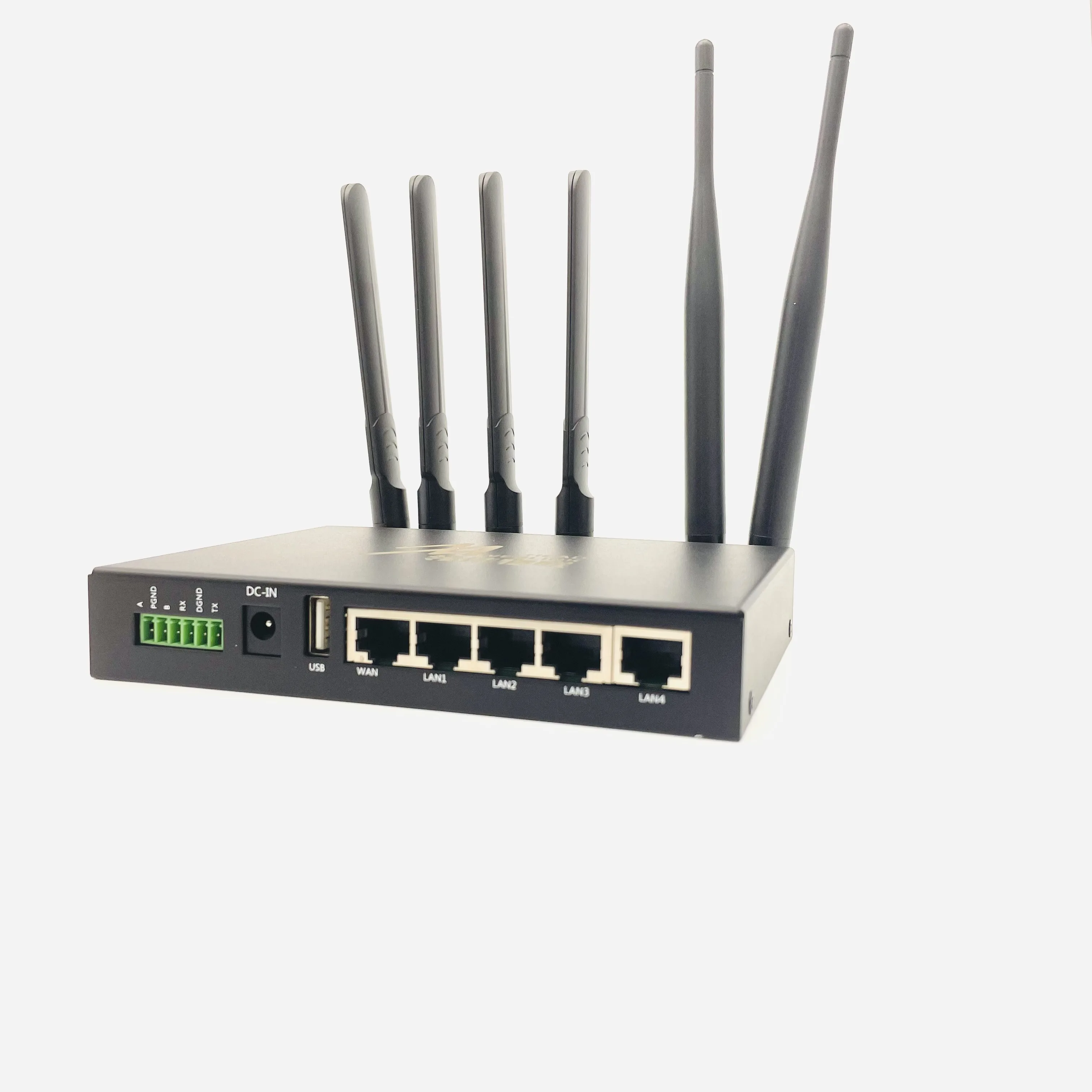 AC1200Mbps industrial 4g 5g lte wifi router with 4 LAN port module with rs485 /232 I/O channel