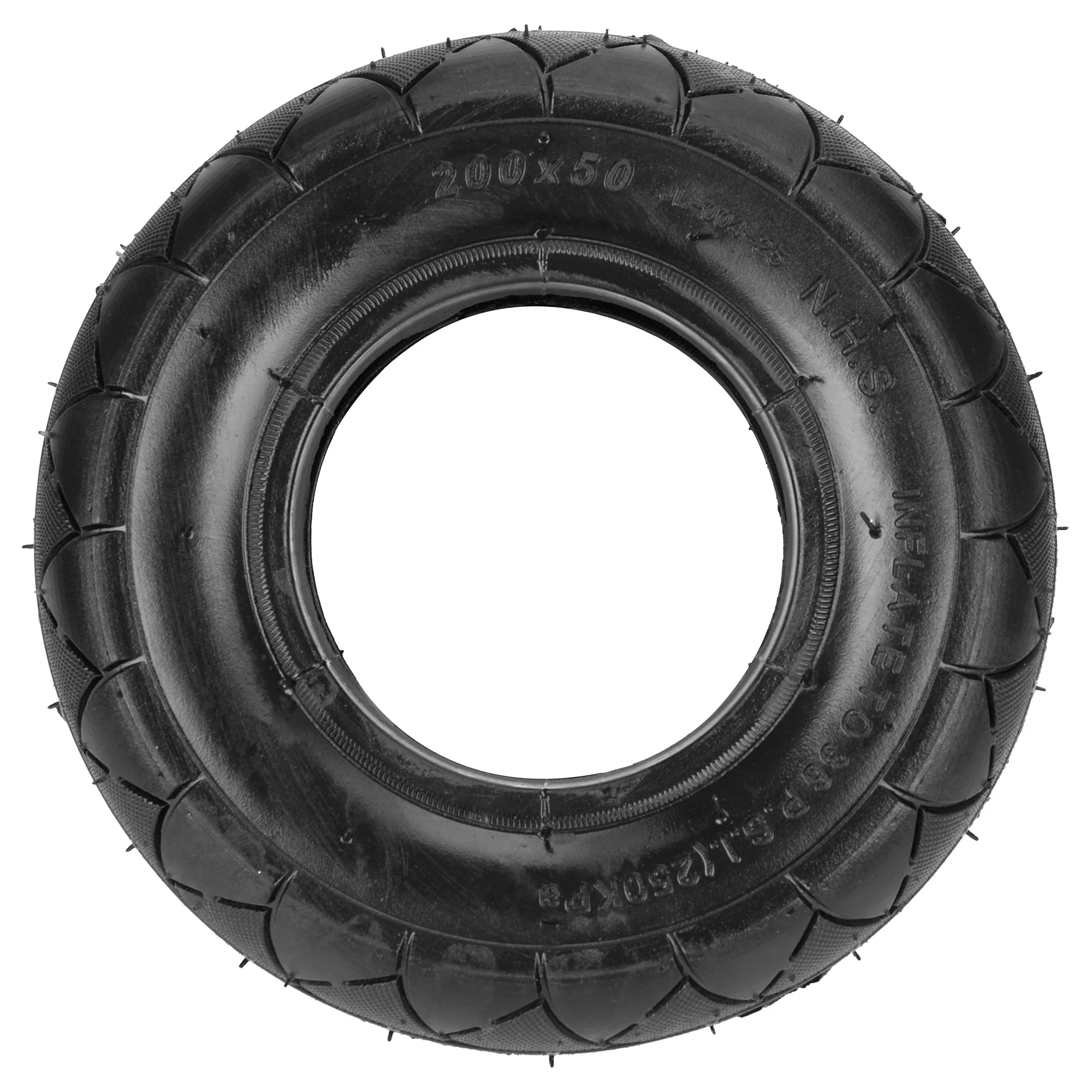 Шина HIAORS 200X50 8 дюймов X 2 дюйма для электроскутера PowerRider 360 E100 E125 E150 E200 E200S eSpark E100 E125 E150 E200 E200S