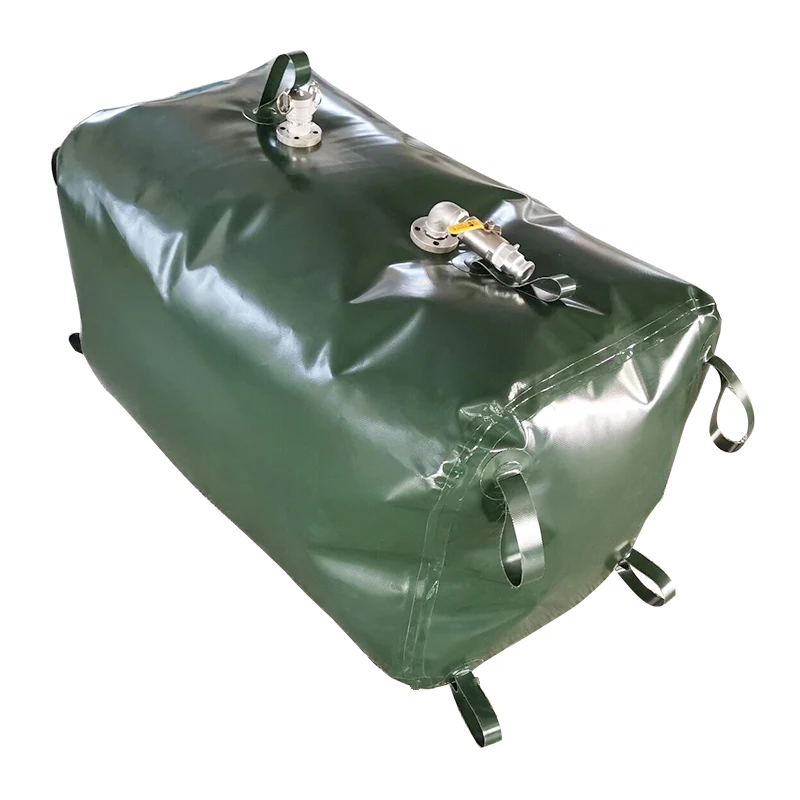Factory supplier Portable PVC Chemicals liquid bladder bag Collapsible Oil Fuel storage bag Rectangular Diesel bag