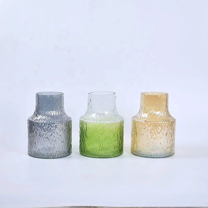 WONDER Nordic Crystal Creativity Minimalist Aesthetic Vase desktop Glass Flowers Vases Home Decoration glass vase