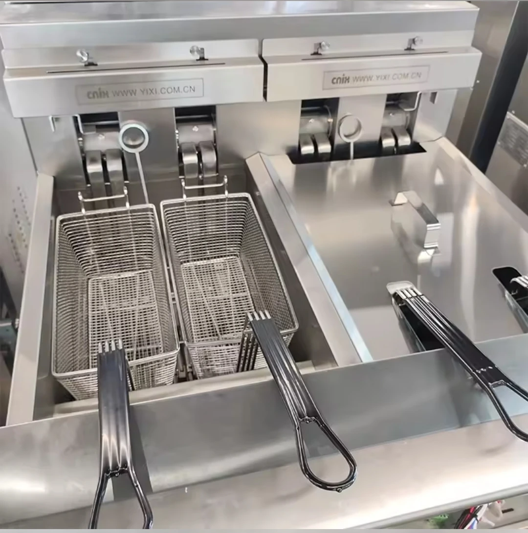 OFE-226L LCD screen commercial industrial chicken pressure chip electric deep fryers for fried chicken electric chicken fryers