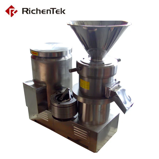 Automatic Almond Cocoa Roaster Rose Jam Grinder Pistachio Seseme Paste Grinding Peanuts Butter Making Machine Production Line