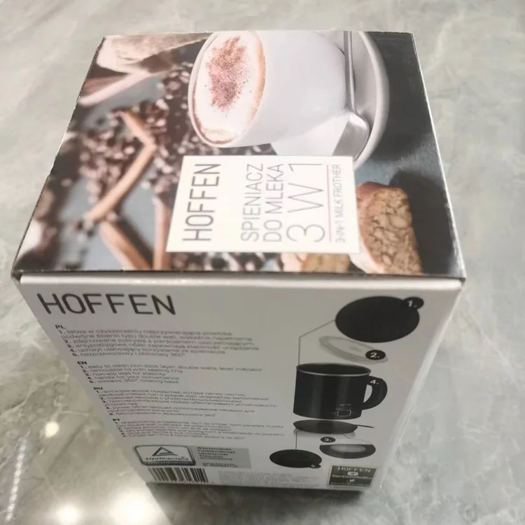 Customized Multifunctional Electric DC Motor Steam Milk Frother Stainless Steel Housing for Household Use