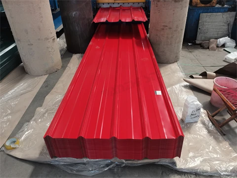 Corrugated steel color tiles RAL color number available Matte glass