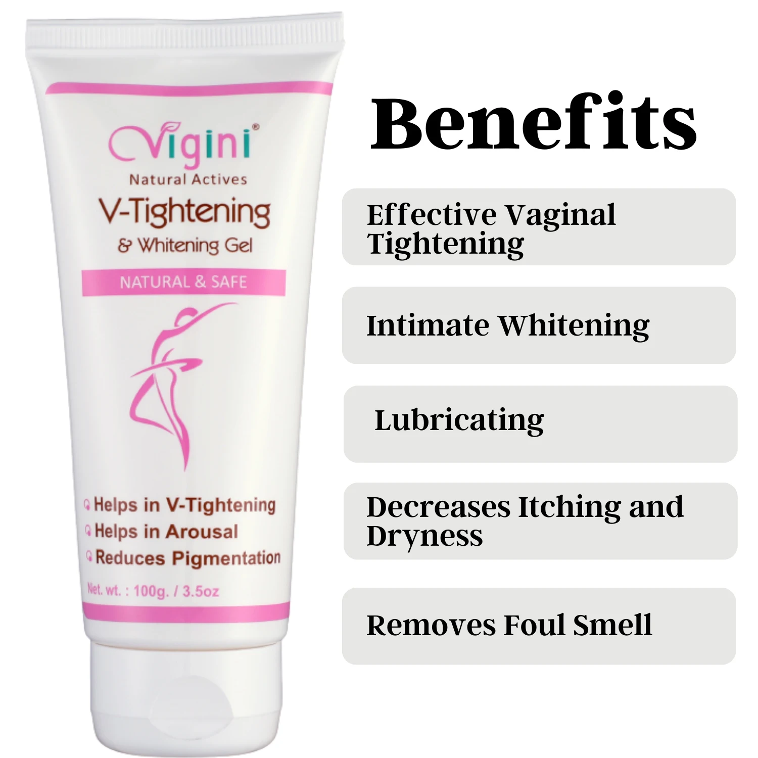 Vigini 100% Natural Female Vaginal Vagina Tightening Gel For Women Organic Herbs Product Pussy Shrinking Yoni Tighten Care Cream
