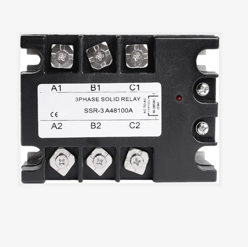 100a ac output three phase 3 phase ssr solid state relay