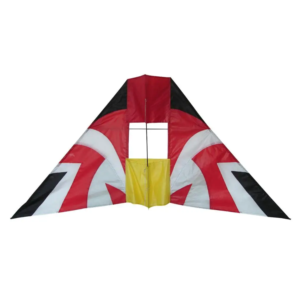 Rainbow color Custom LOGO promotion  printed  Single  thread 3D  Delta box kids  adult sport   kite
