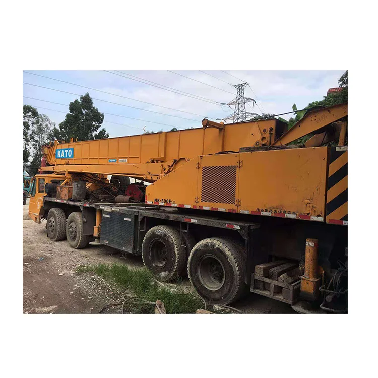 2010 Used  Truck  Crane  Telescopic Boom all terrain 50 TON  truck crane  Kato nk500E -V for Sale